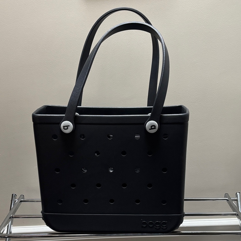 BOGG BAG Black Small Tote with Double Handles